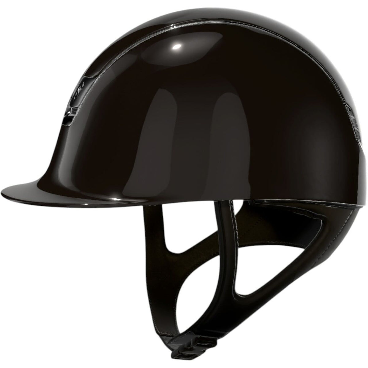 Reithelm 2.0 ShadowGlossy Brown Trim + Blason Chrome Black