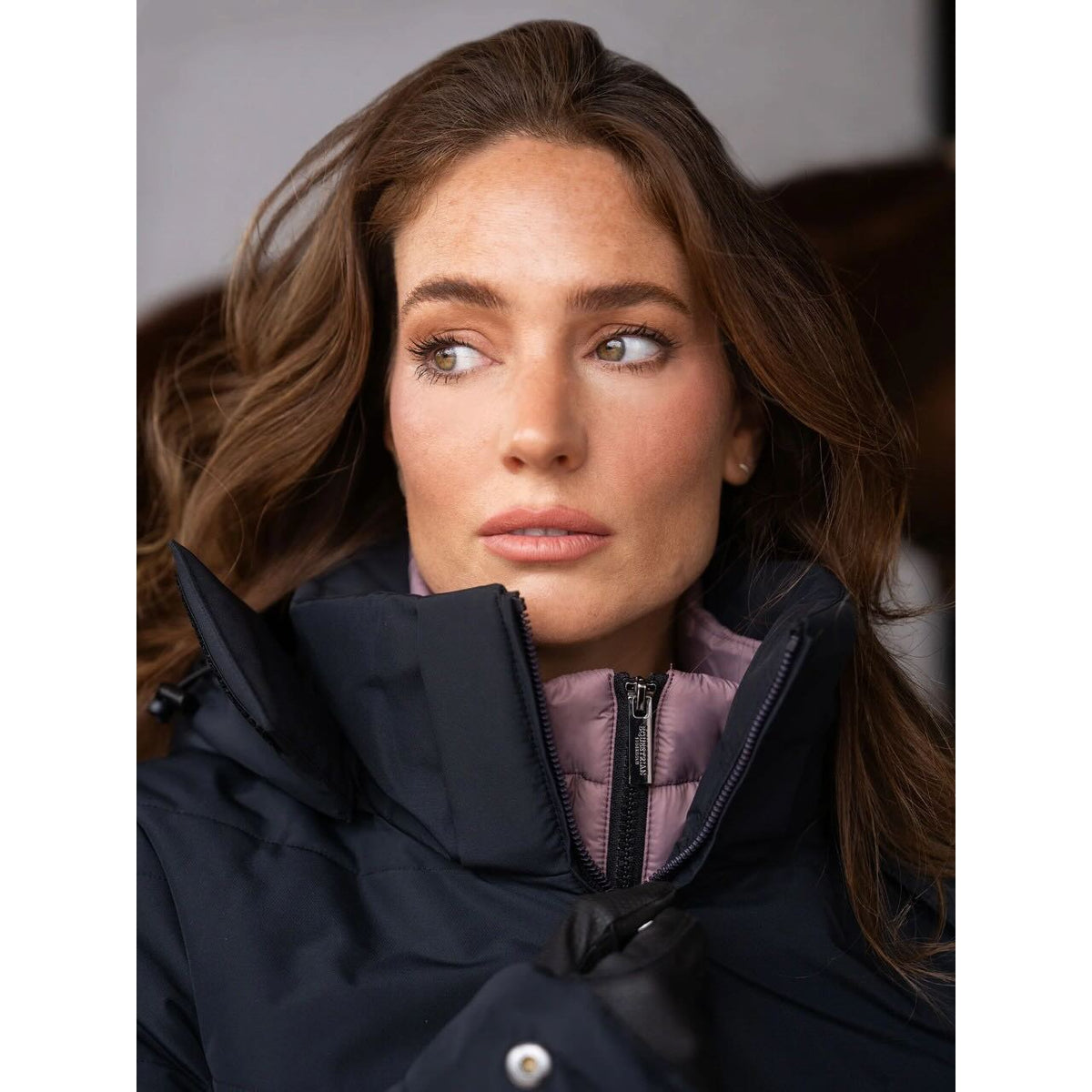 Wintermantel Damen Denali Black Blush Parka