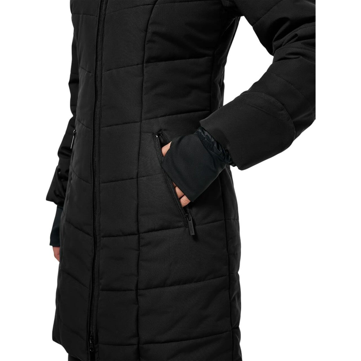 Wintermantel Damen Denali Black Blush Parka