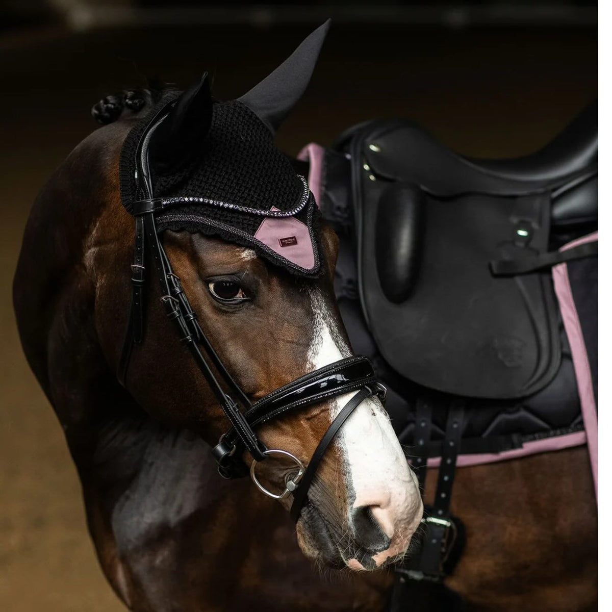 Fliegenhaube Black Blush Fliegenmütze