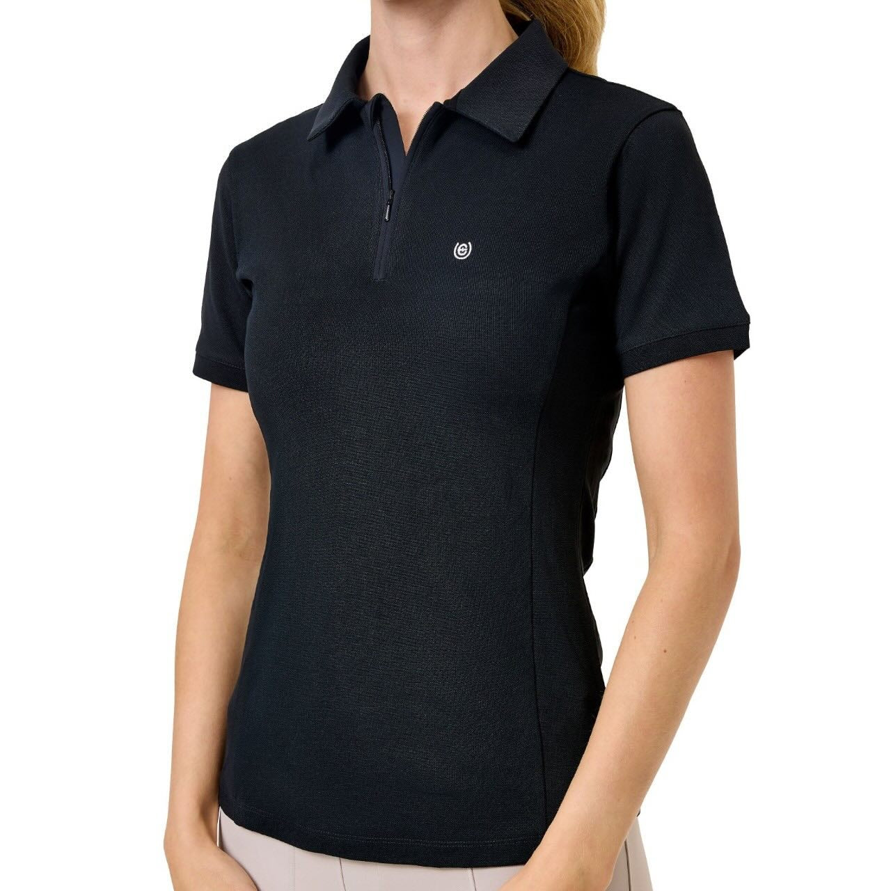 Poloshirt Damen Zip-Shirt