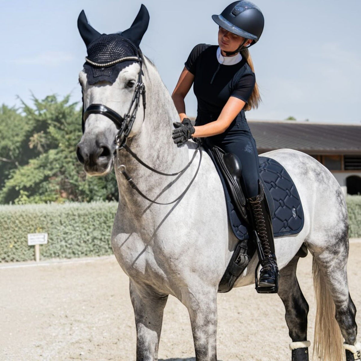 Sottosella da dressage Spineshield Embroidery sottosella da dressage