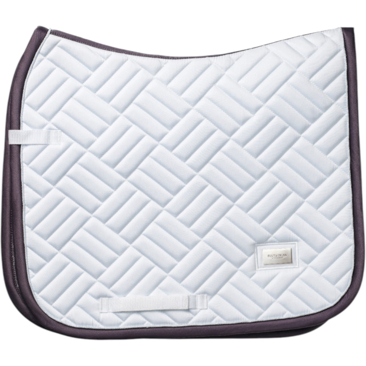 Dressurschabracke Modern White Dark Violet Schabracke