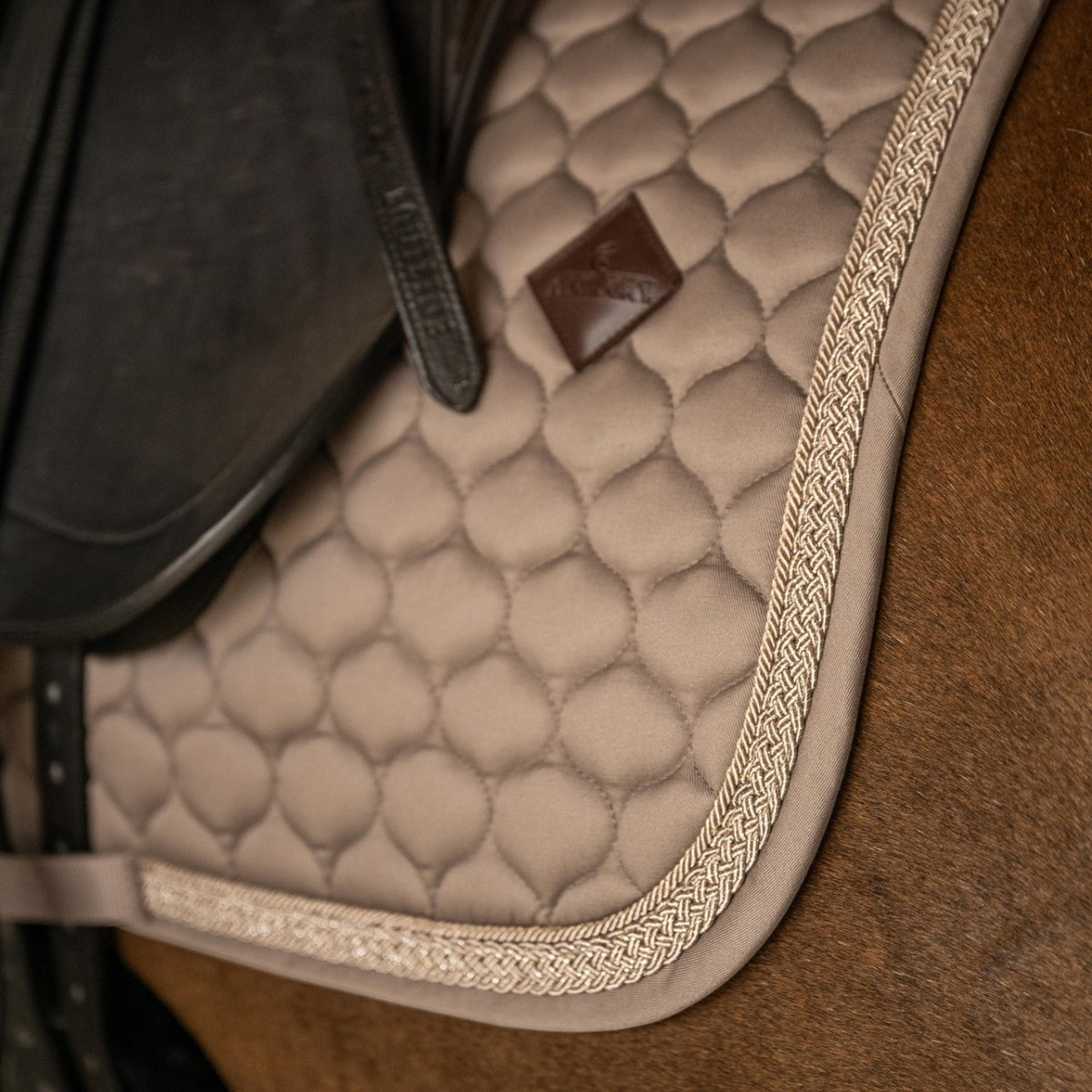 Sottosella da dressage Classic Onion Plaited Glitter Rope