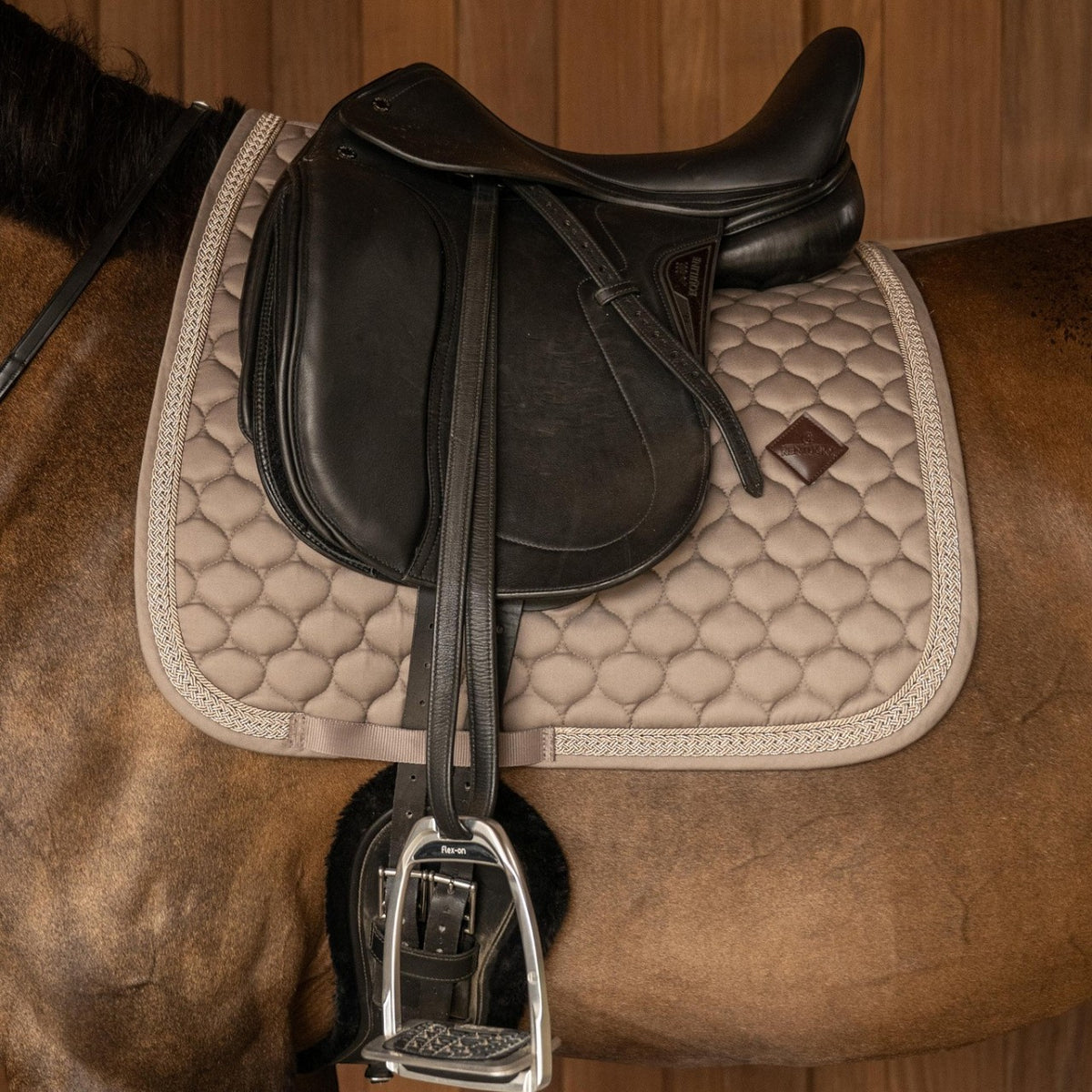 Sottosella da dressage Classic Onion Plaited Glitter Rope