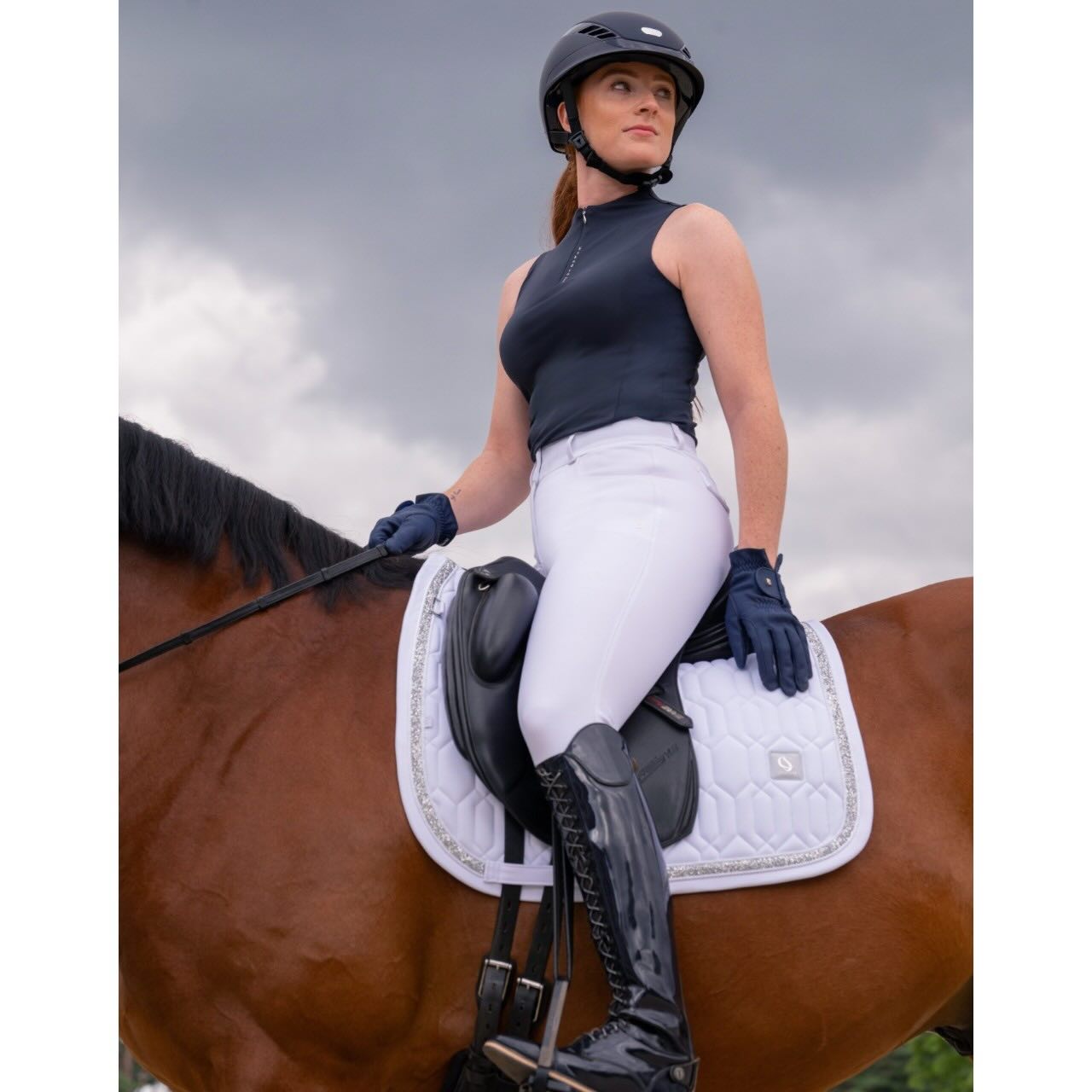 Dressurschabracke Softshell Jewel Classic Sports FS26 Sattelunterlage