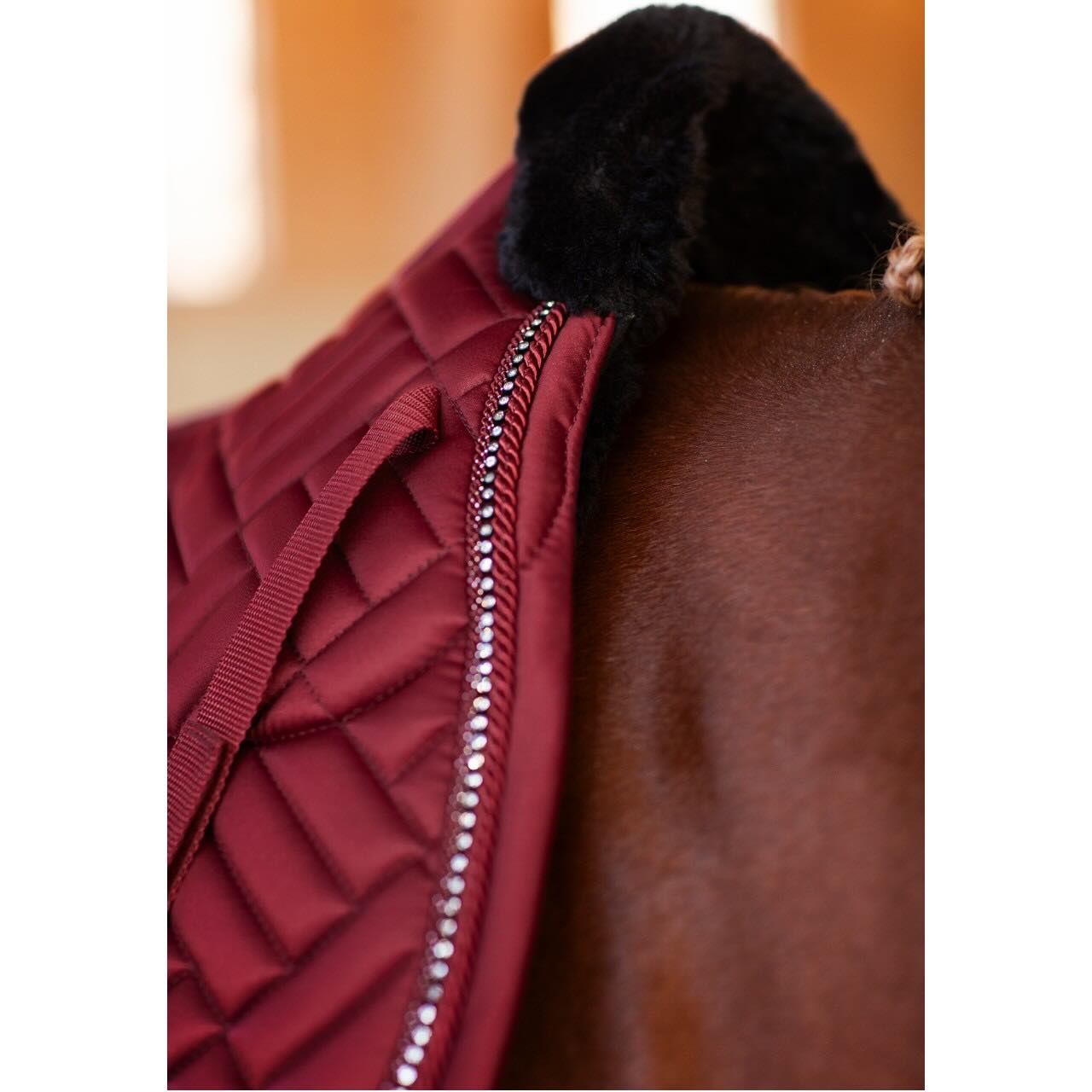 Dressurschabracke Vegan Fur Crystal Schabracke