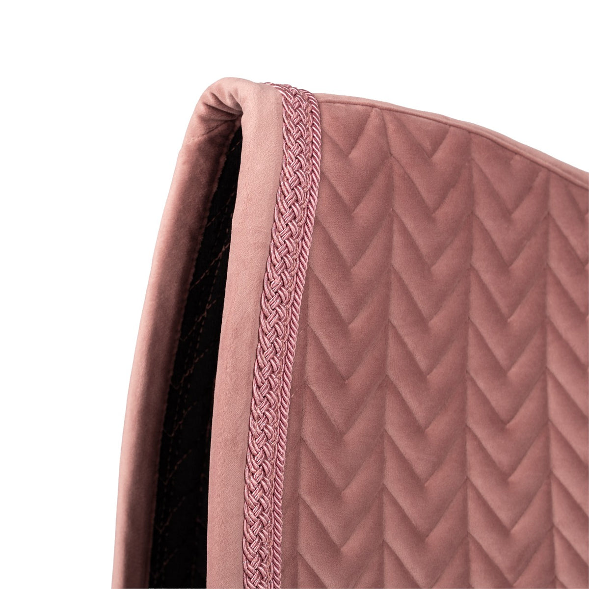 Sottosella da dressage Velvet Fishbone Plaited Glitter Rope