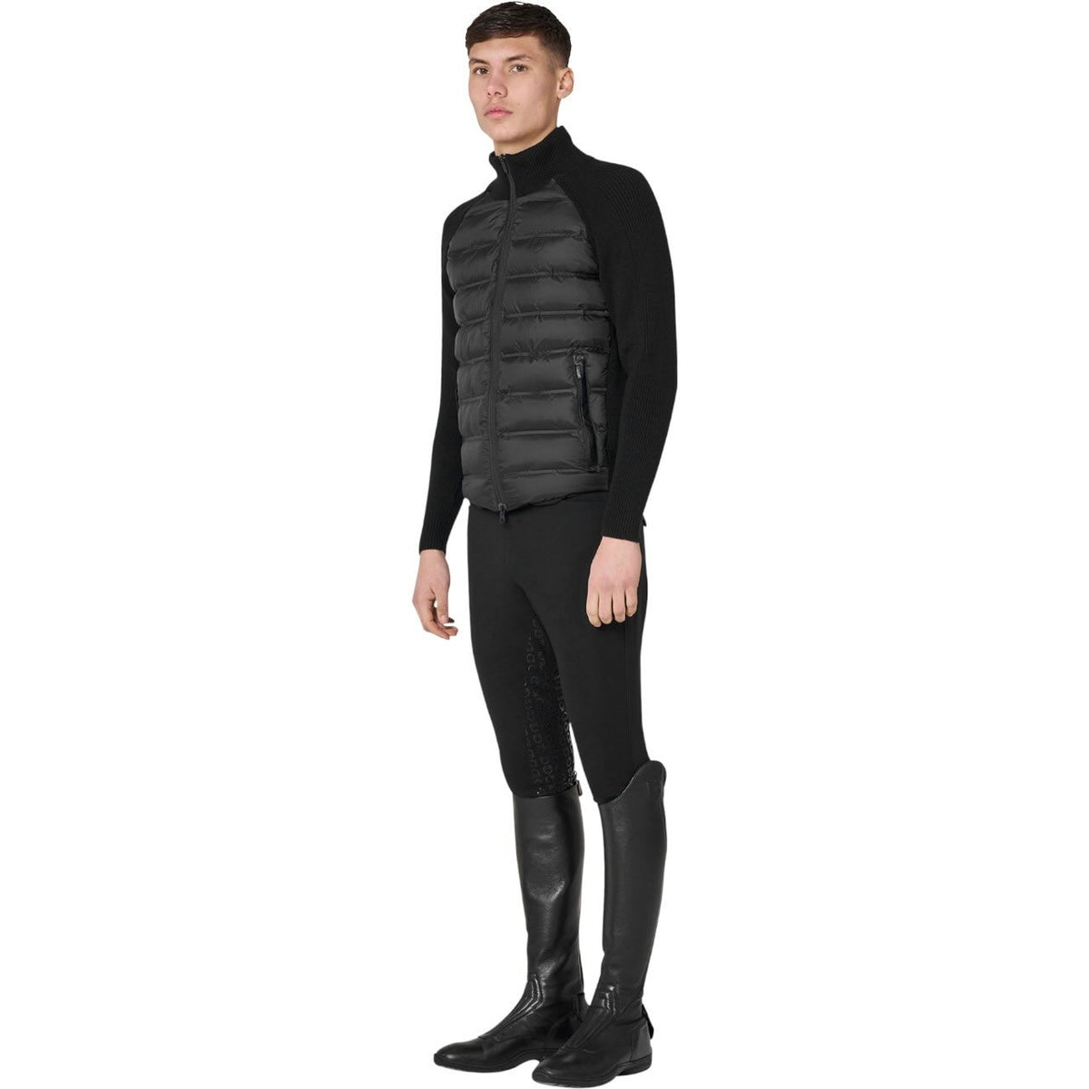 Jacke Herren Strickärmel HW26 Pufferjacke