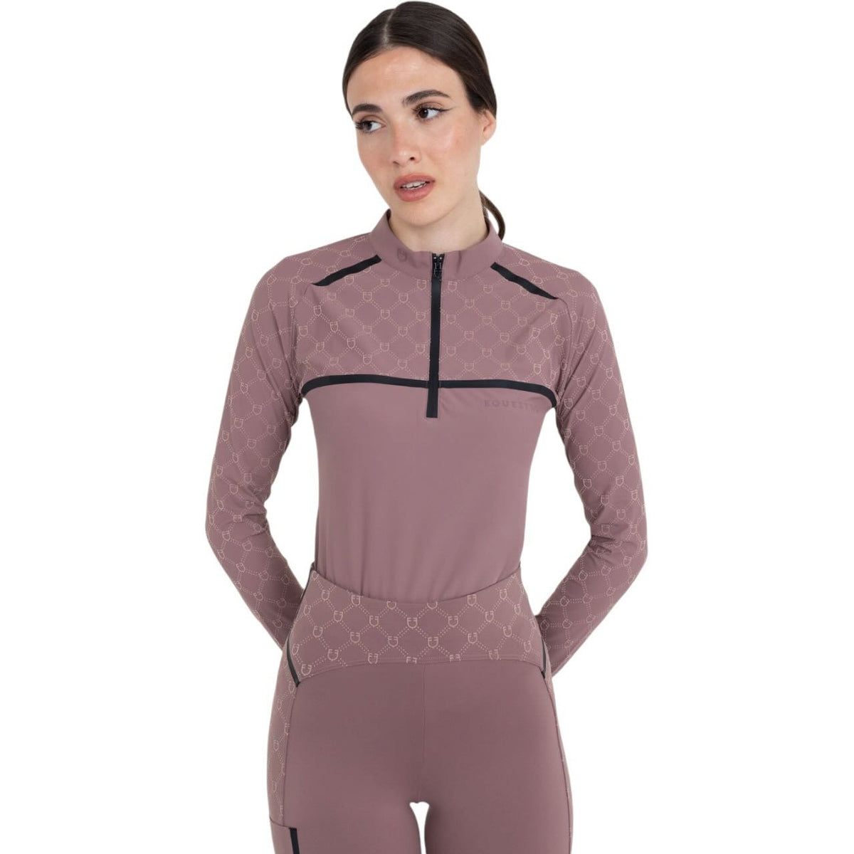 Poloshirt Damen Langarm Monogramm HW26 Trainingspolo