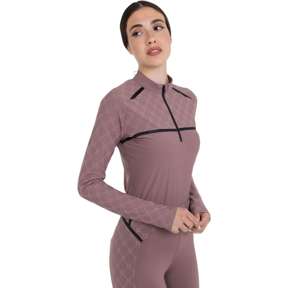Poloshirt Damen Langarm Monogramm HW26 Trainingspolo