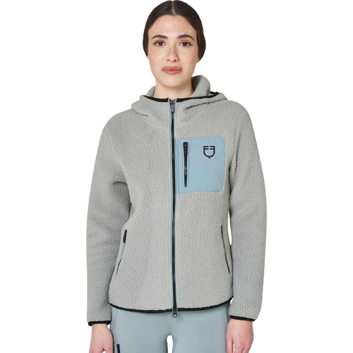 Hoodie Damen Teddyfleece HW26 Kapuzenjacke