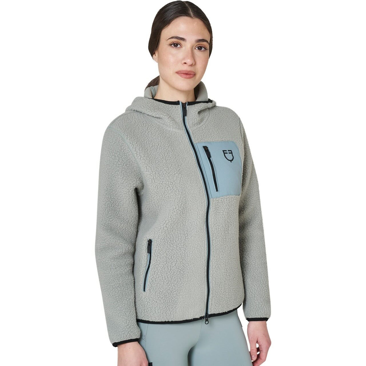 Hoodie Damen Teddyfleece HW26 Kapuzenjacke