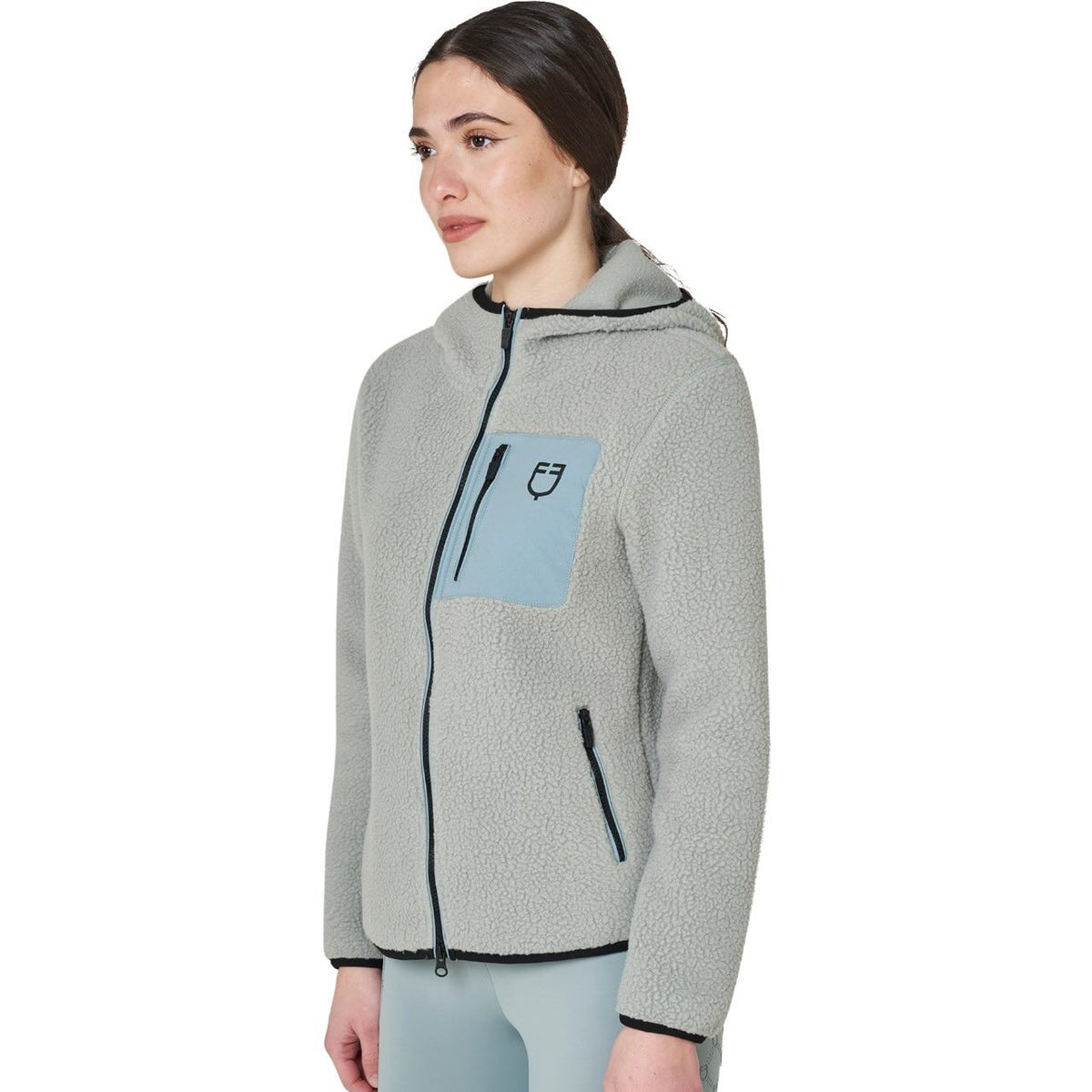 Hoodie Damen Teddyfleece HW26 Kapuzenjacke