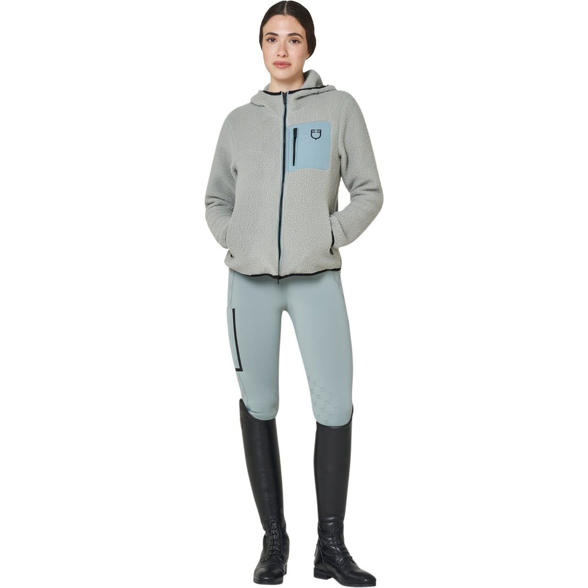 Hoodie Damen Teddyfleece HW26 Kapuzenjacke