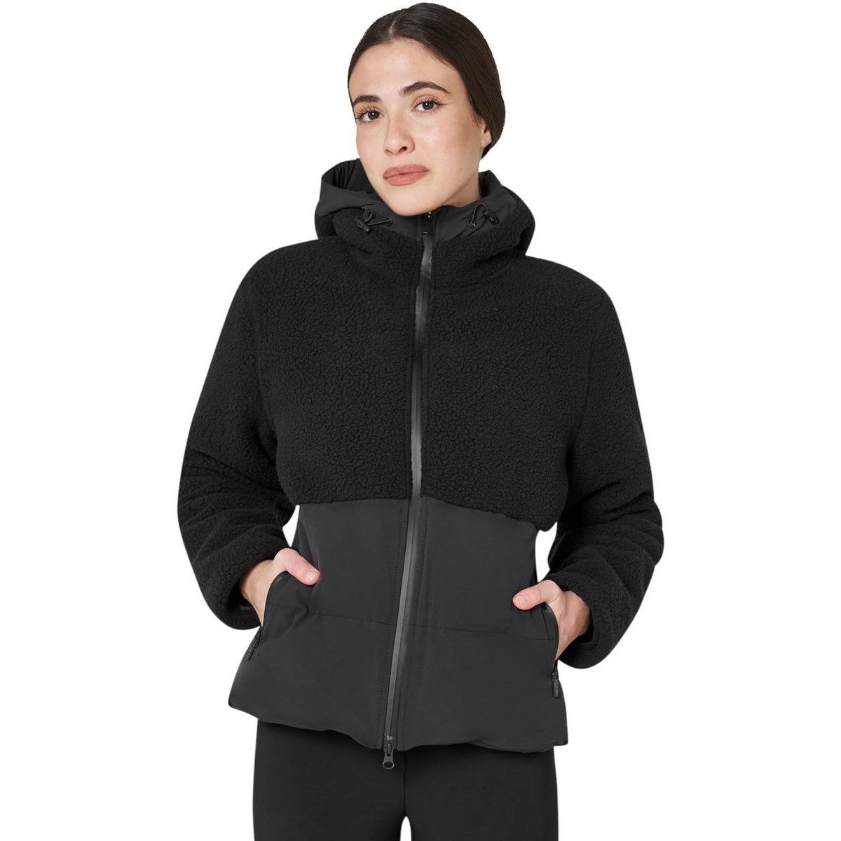 Jacke Damen Teddy-Einsätze HW26 Pufferjacke