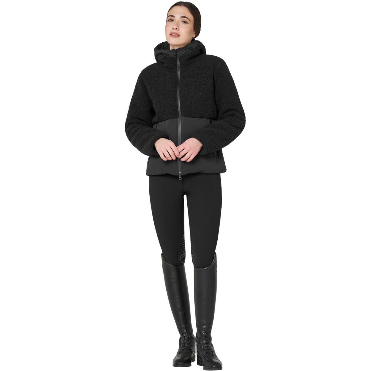 Jacke Damen Teddy-Einsätze HW26 Pufferjacke