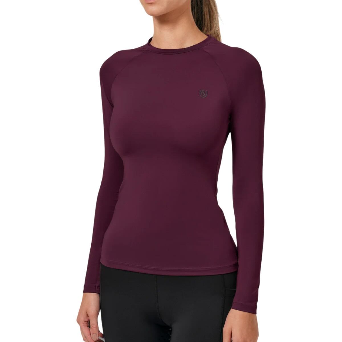 Baselayer Damen Langarm Dynamic Purple Night Longsleeve