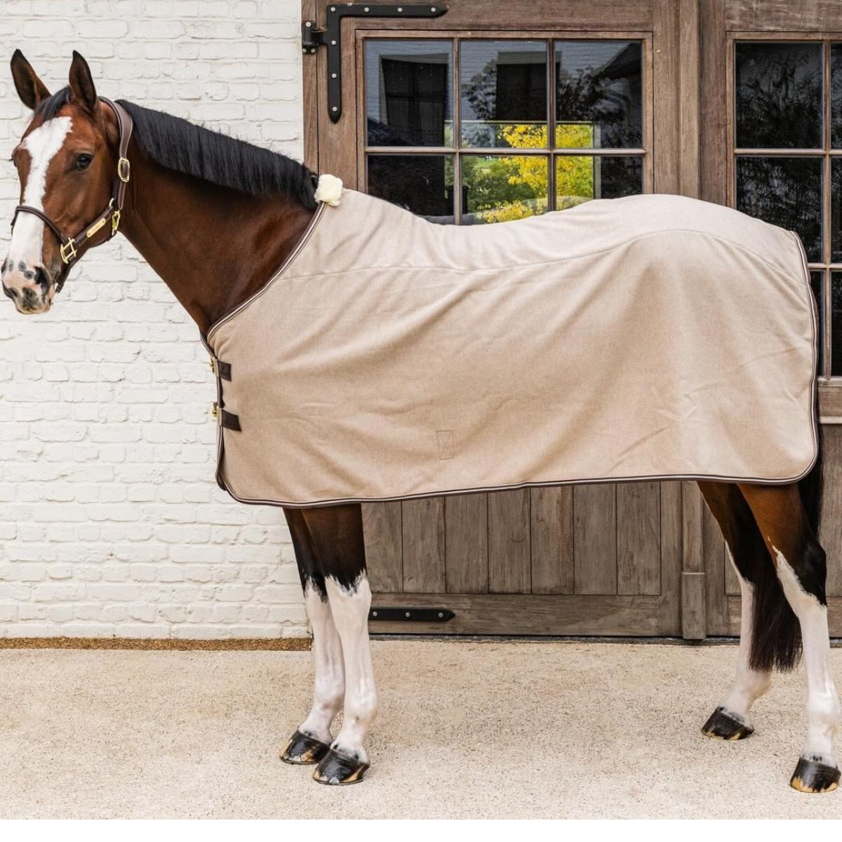 Fleecedecke Heavy Melange Abschwitzdecke