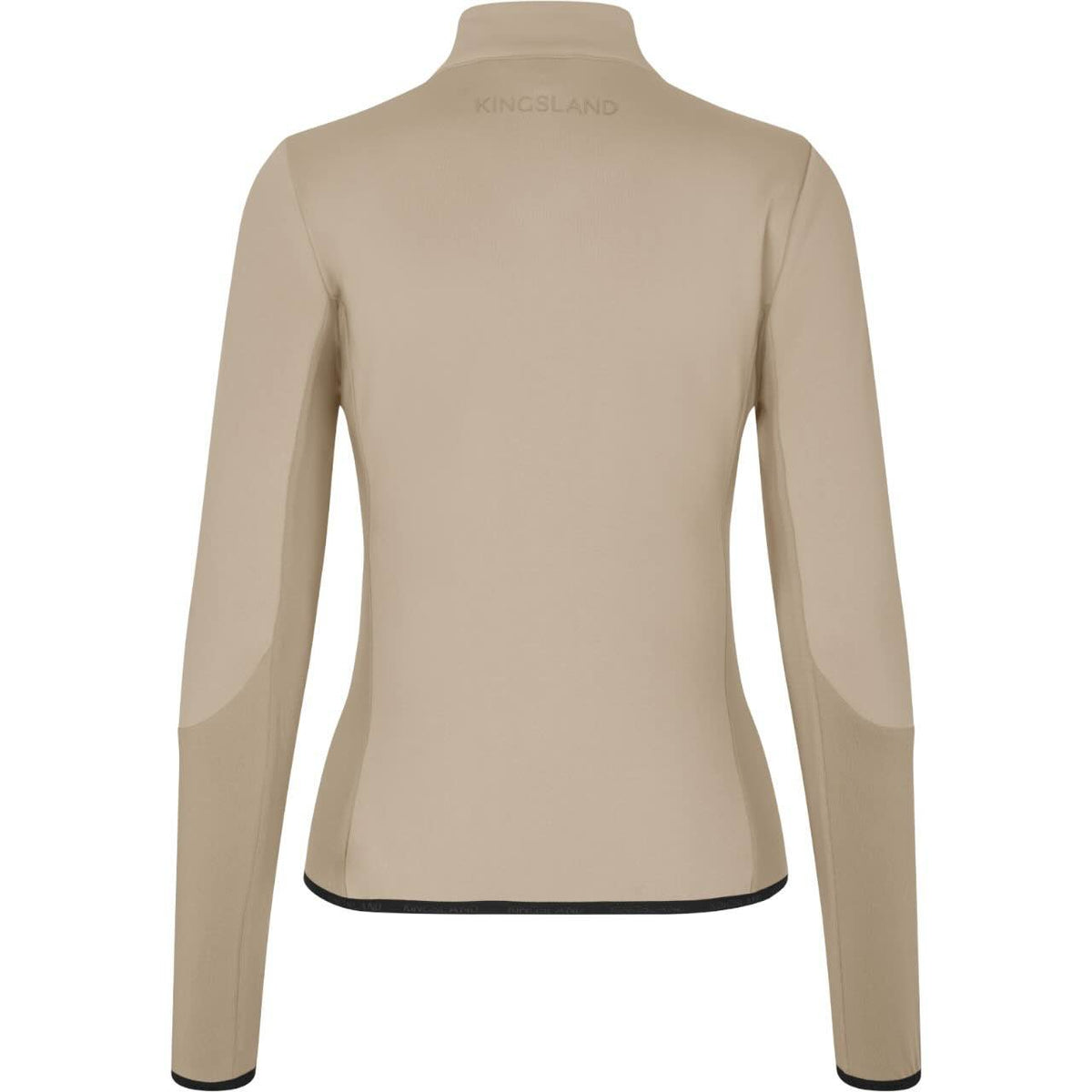 Kingsland Fleecejacke Damen KLMiley HW 2025 Funktionsjacke, Beige, Produkt allein auf weißem Hintergrund.