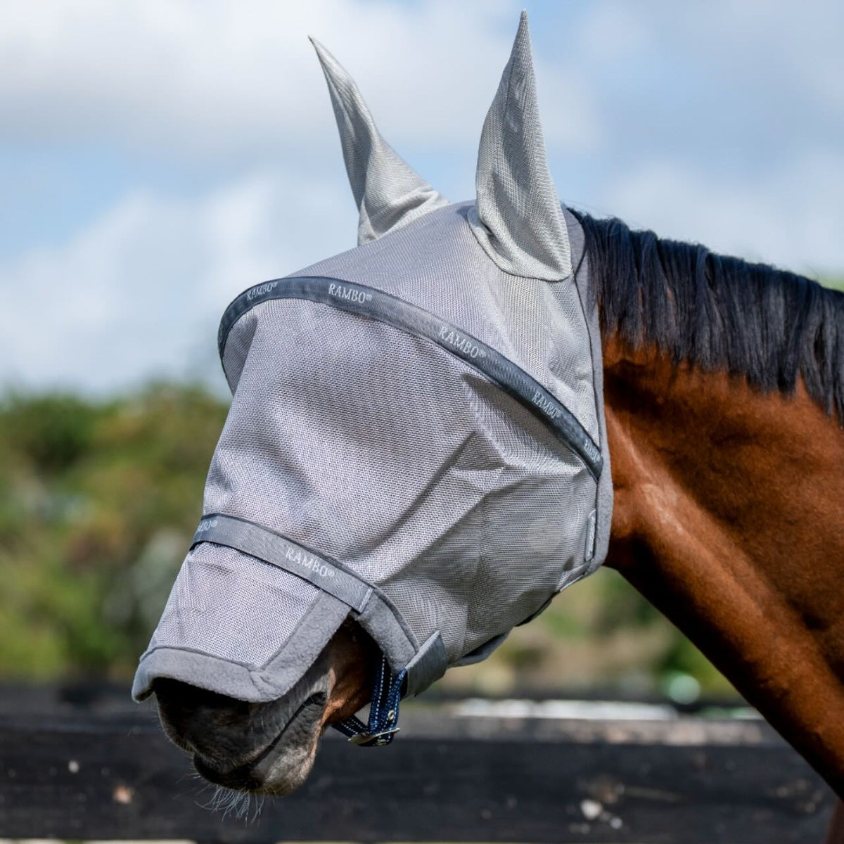 Fliegenmaske Rambo Flymask Plus