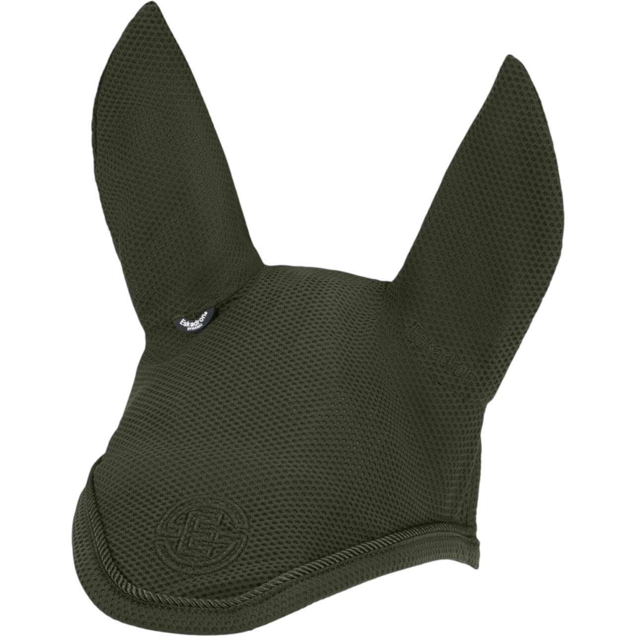 Eskadron Fliegenhaube Dynair Mesh Sport Dynamic 2025 Fliegenmütze, Deep Green, Produkt allein auf weißem Hintergrund.