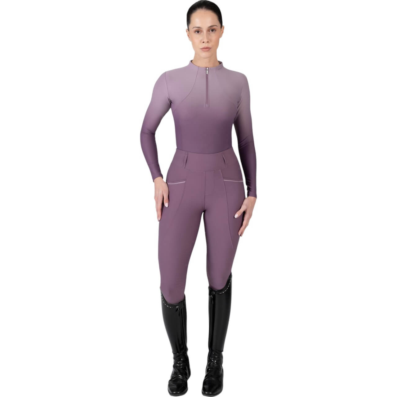 Funktionsshirt Damen Langarm Ombré Base Layer