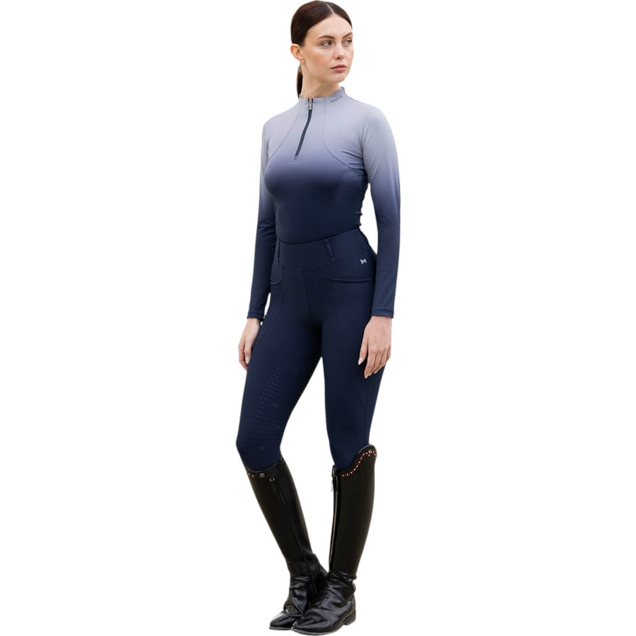 Funktionsshirt Damen Langarm Ombré Base Layer
