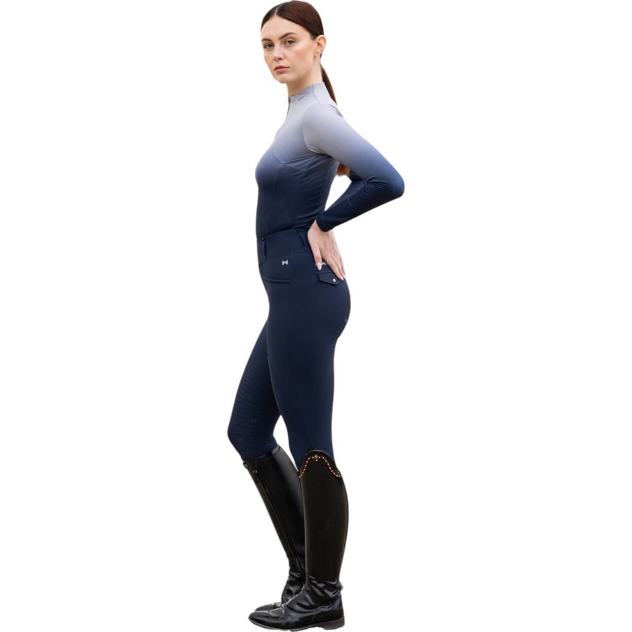 Funktionsshirt Damen Langarm Ombré Base Layer