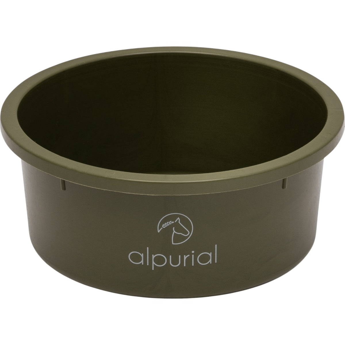 Alpurial Futterschüssel mit Deckel 2L, Oliv, Produkt allein auf weißem Hintergrund.