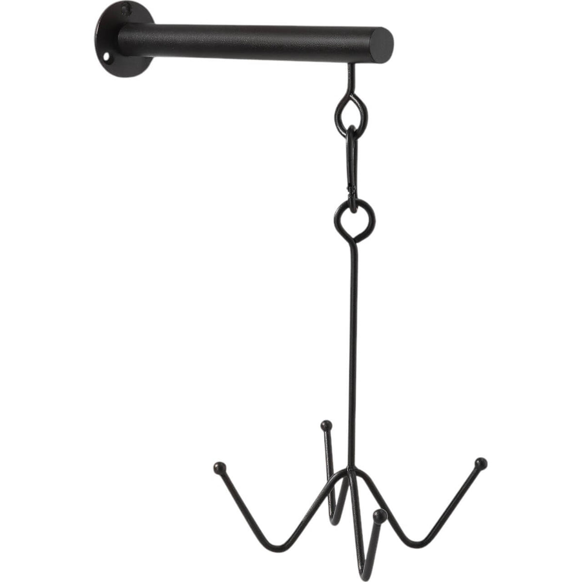 Trensenhalter mit 4 Haken Wandbefestigung
