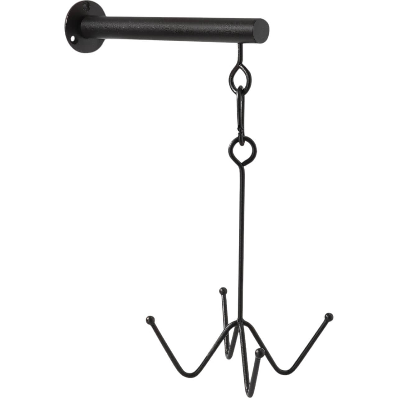 Trensenhalter mit 4 Haken Wandbefestigung