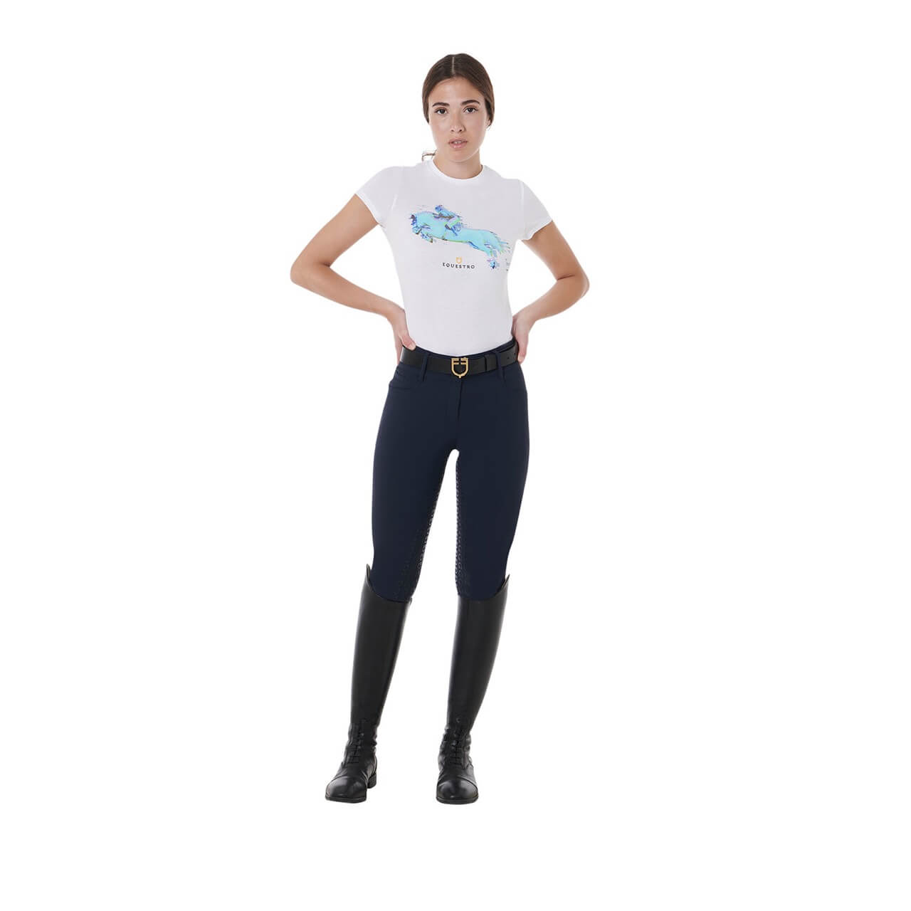 Reithose Full-Grip Damen High Waist Damenreithose