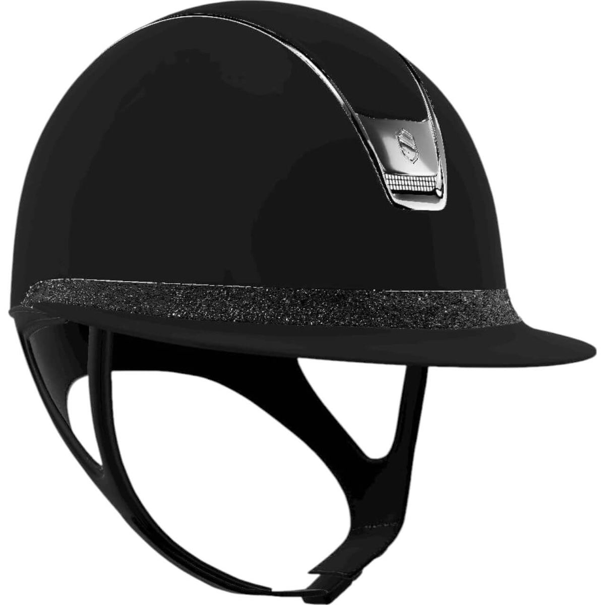 Reithelm Miss Shield 2.0 SM Black/ Chrome Chrome/Chrome Chrome/ Frontband Crystal Fabric Swaro Black