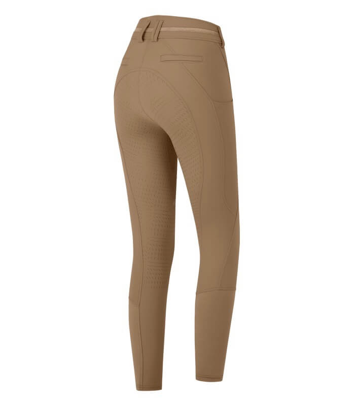 Reithose Damen Full-Grip Maja Glam Curved High Waist Damenreithose Vollbesatz