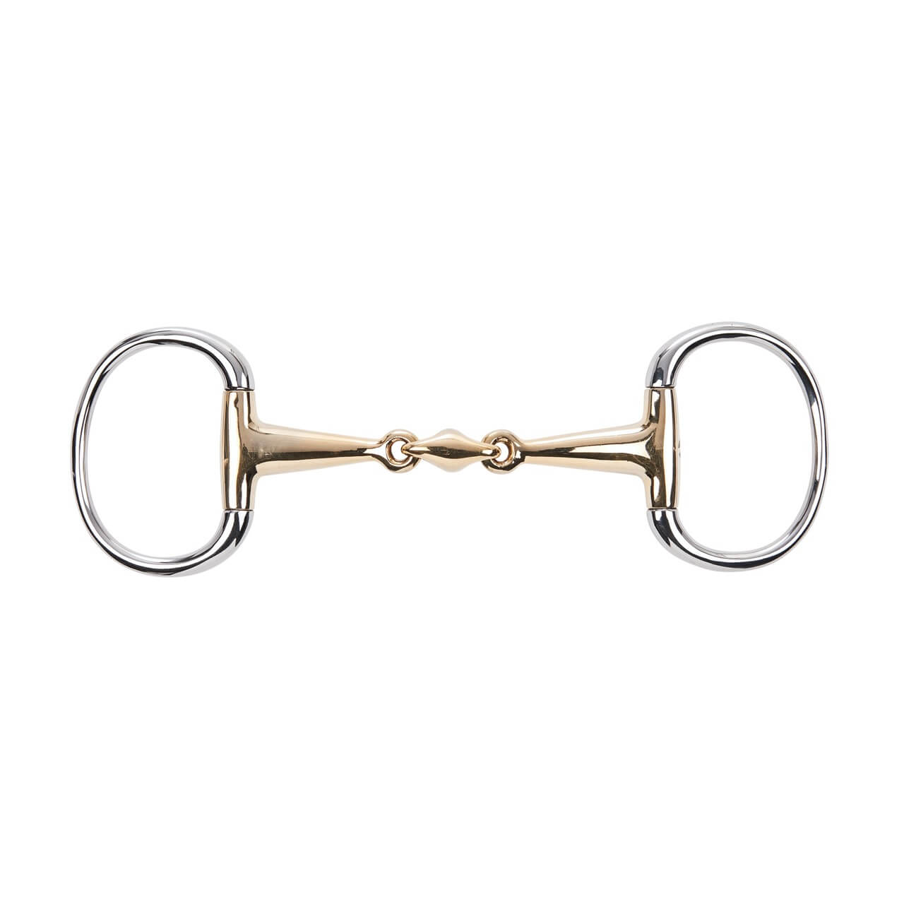 Olivenkopfgebiss Doppelt Gebrochen KAUGAN® 18 mm Trense