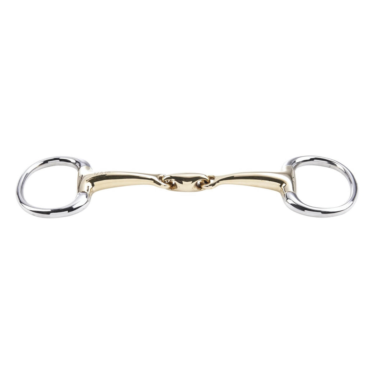 Unterlegtrense Olivenkopf Doppelt Gebrochen KAUGAN® 14 mm Gebiss