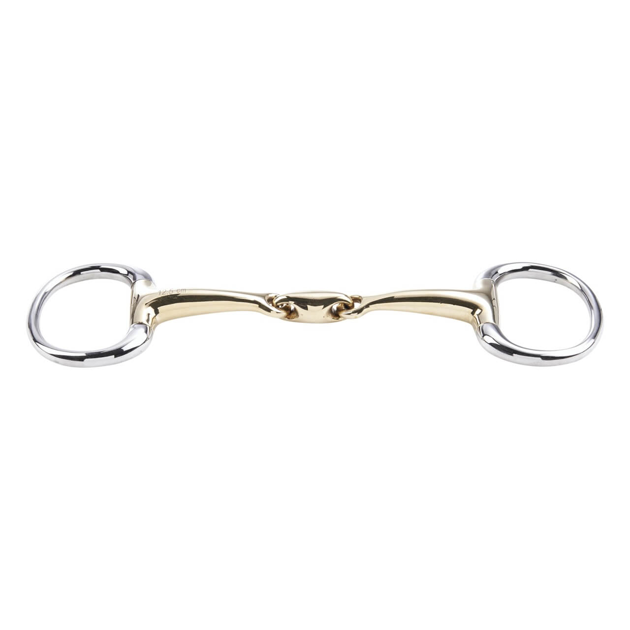 Unterlegtrense Olivenkopf Doppelt Gebrochen KAUGAN® 14 mm Gebiss