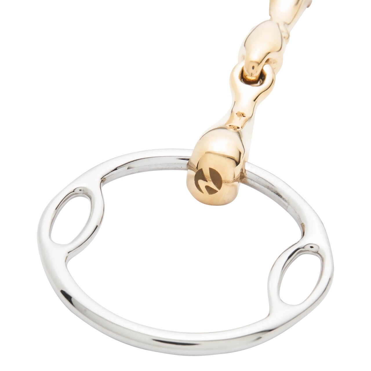 Soft-Ring-Wassertrense Doppelt Gebrochen KAUGAN®-Shaped 16 mm Multi-Ring-Gebiss