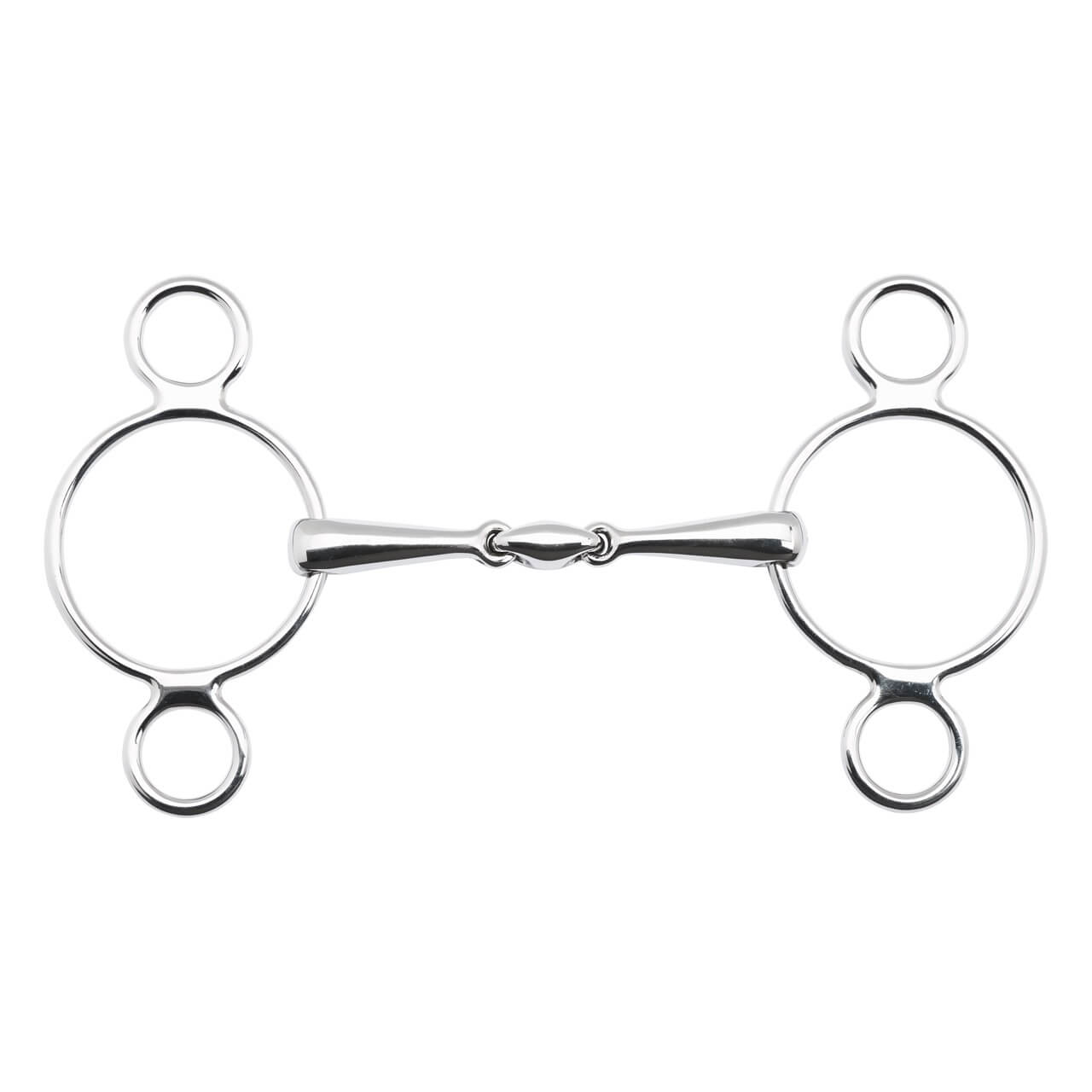 3 Ring Trense Doppelt Gebrochen 16 mm Gebiss