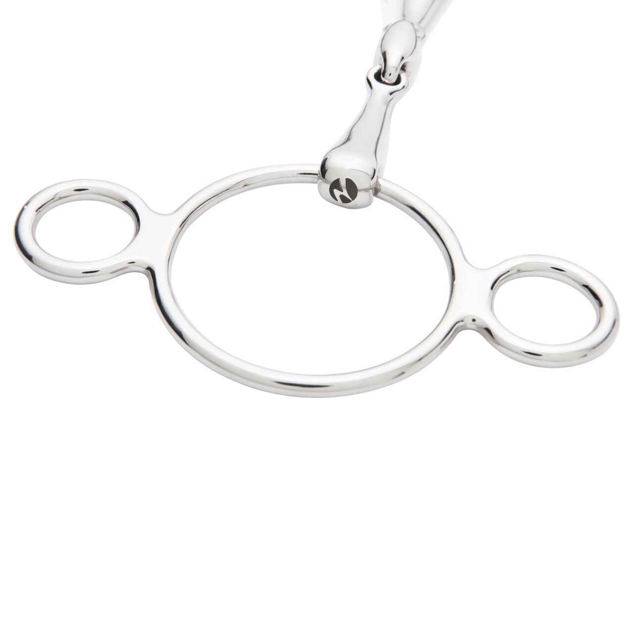 3 Ring Trense Doppelt Gebrochen 16 mm Gebiss