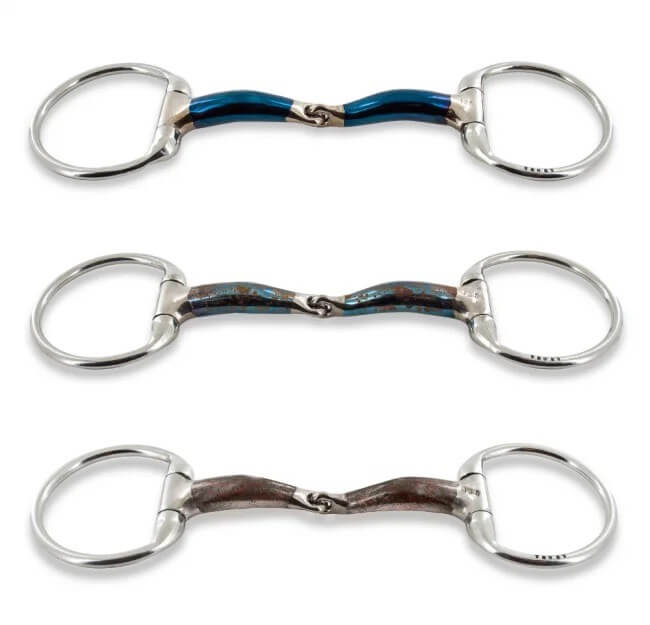 Dressurkandare Low Port 16 mm Sweet Iron Mittlere Zungenfreiheit