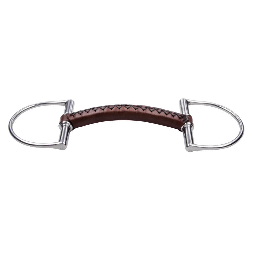 D-Ring Trense Leder Stange 20 mm Ledergebiss