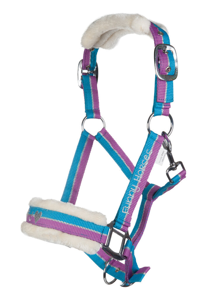 Stallhalfter mit Plüschpolster für Shettys Ponyhalfter