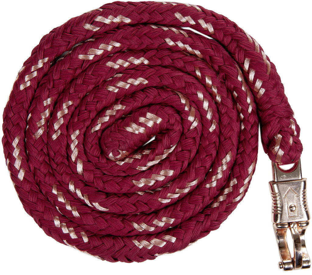 Leidtouw Rosegold 1,80 m met paniekhaak leidtouw