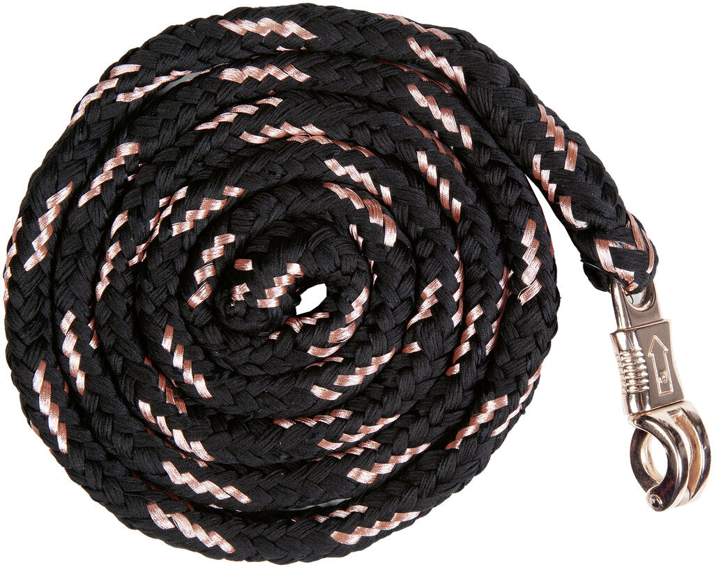 Leidtouw Rosegold 1,80 m met paniekhaak leidtouw