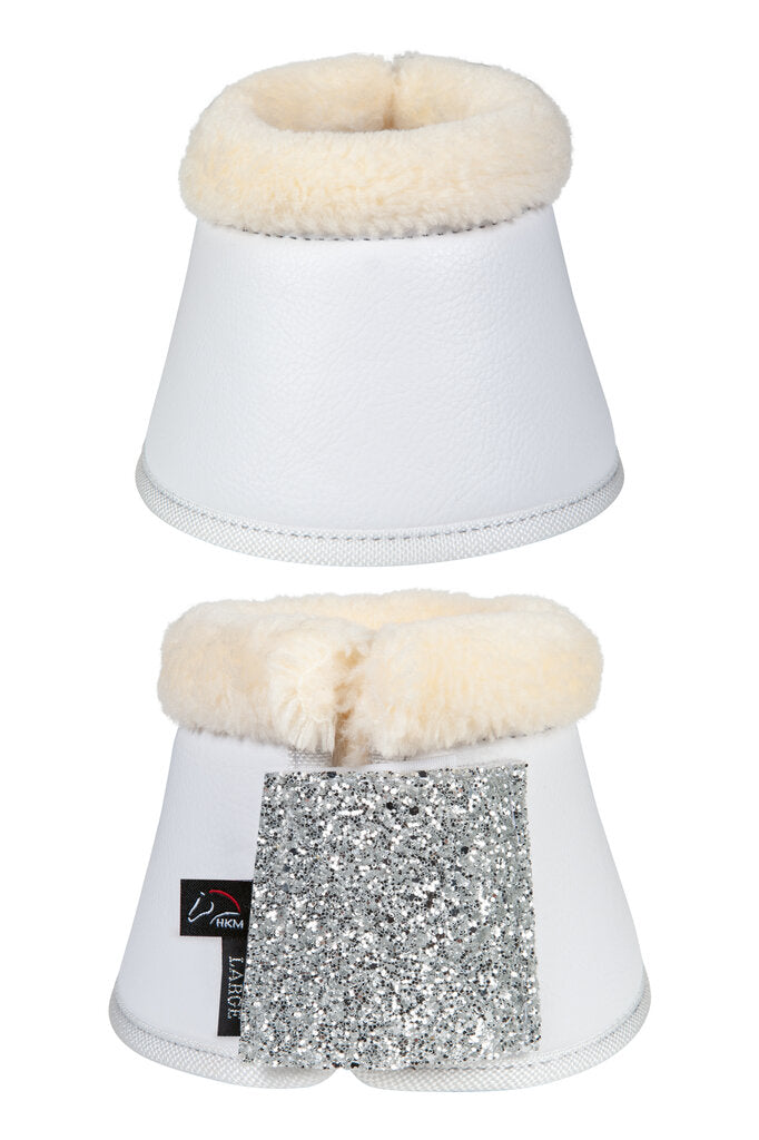 Hufglocken Sparkle mit Glitzer-Klett Ballenschutz