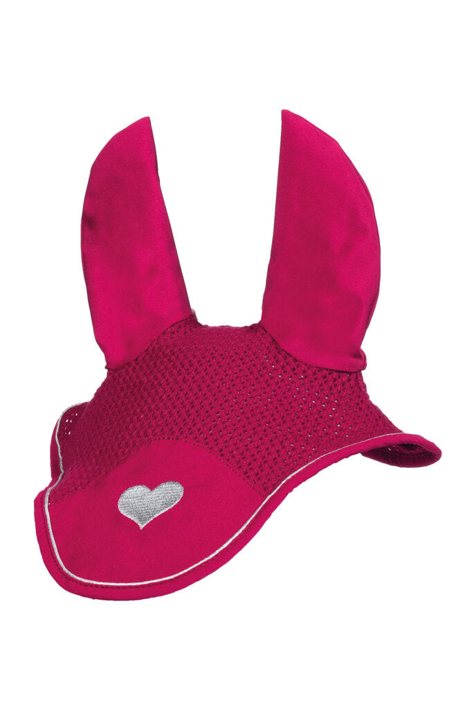 Fliegenhaube Sweet Valentine in Pink Fliegenohren