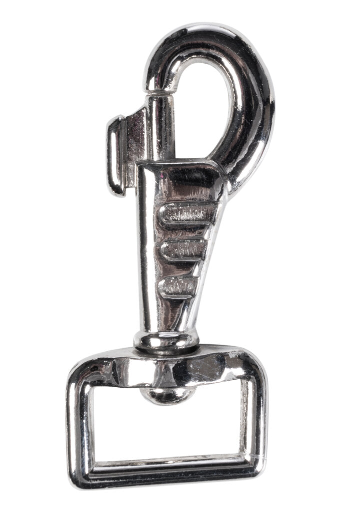 Karabinerhaken mit Wirbel Chrom Ersatzteil
