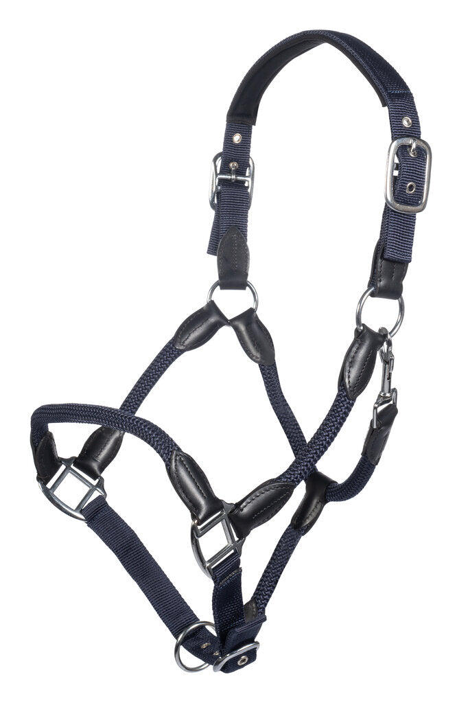 Licol d’écurie Carlotta en combinaison cuir-nylon Licol pour cheval